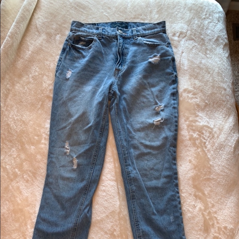 bootcut jeans with rips
